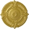 Ekena Millwork Attica Acanthus Leaf Ceiling Medallion (Fits Canopies up to 4 5/8"), 53 1/2"OD x 3 1/2"P, Rich Gold CM53ATRGS - alternate 1